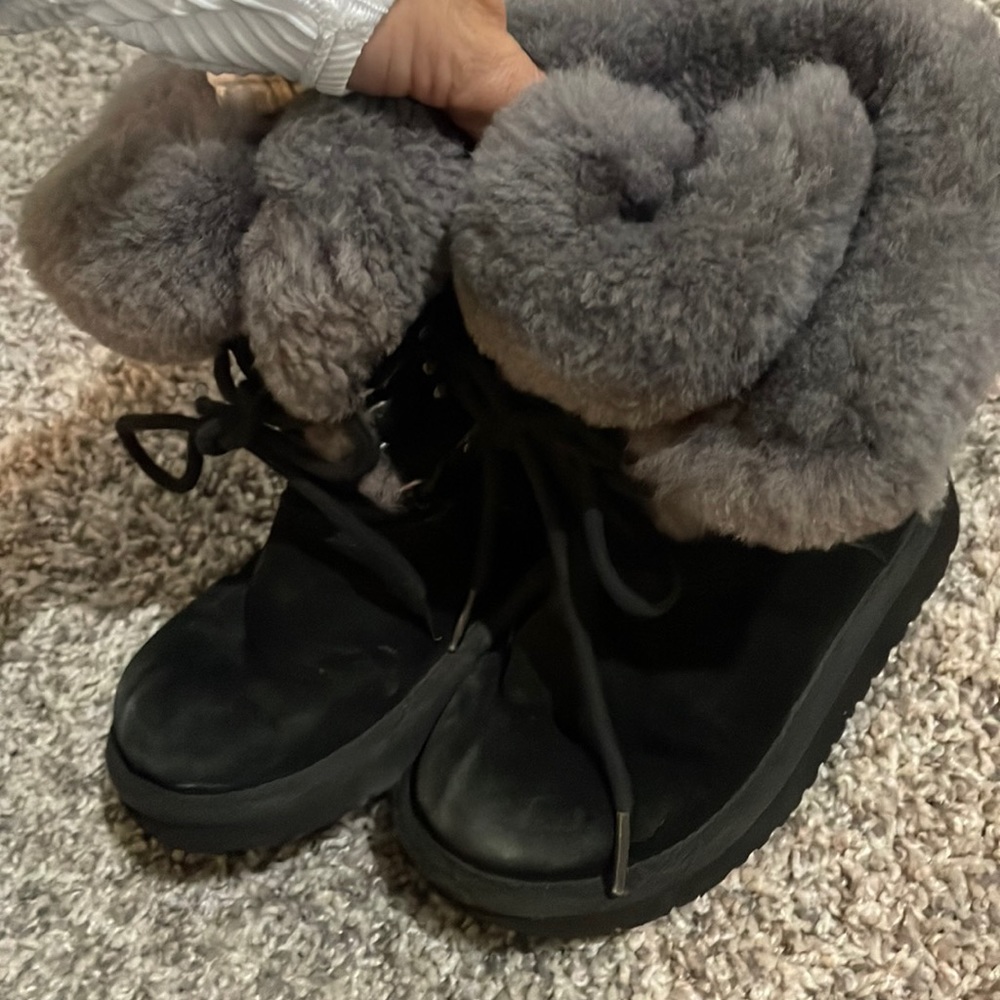 Ugg fur lined boots